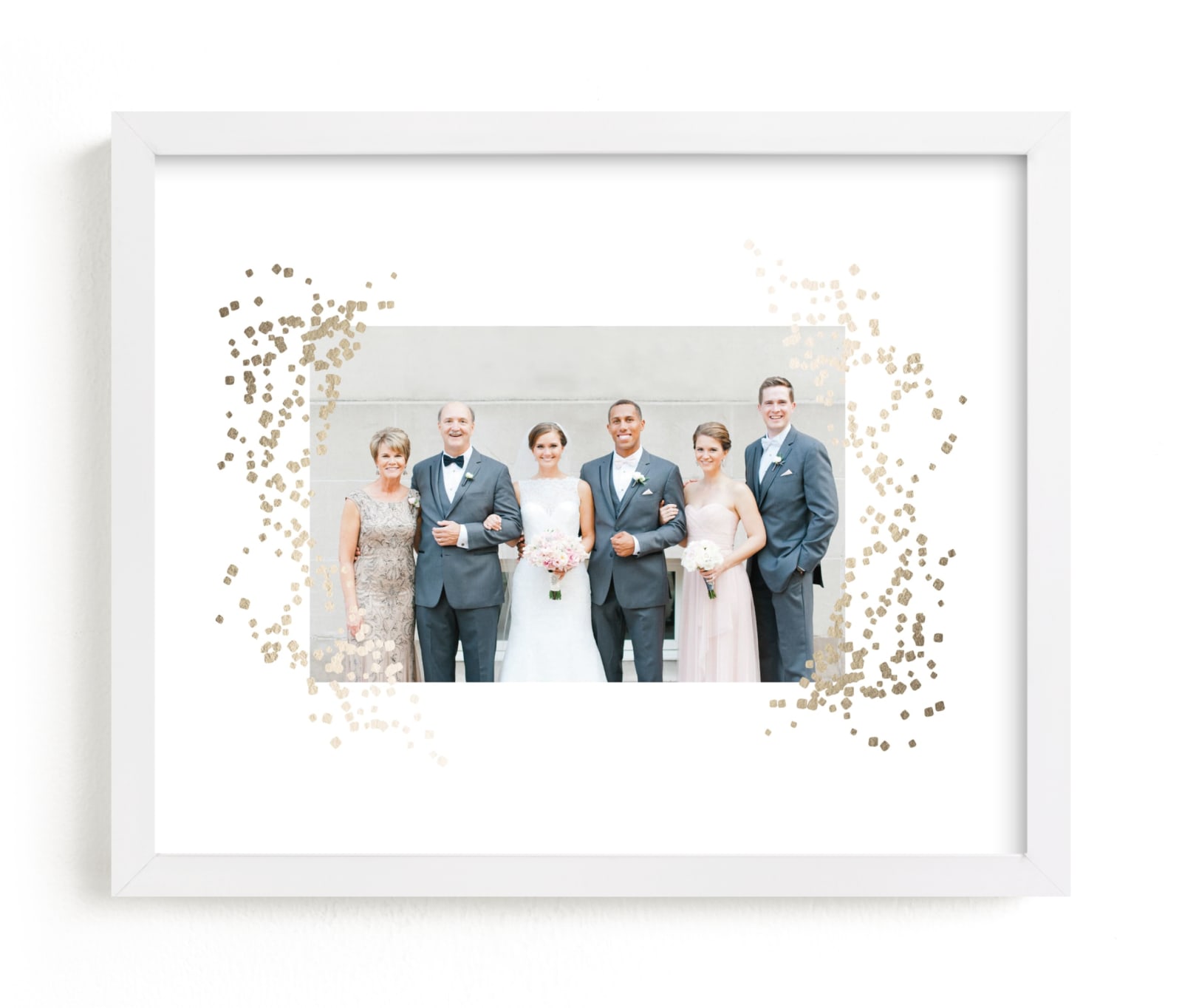 "Confettiscape" - Foil-pressed Photo Art by Linda Misiura in beautiful frame options and a variety of sizes.