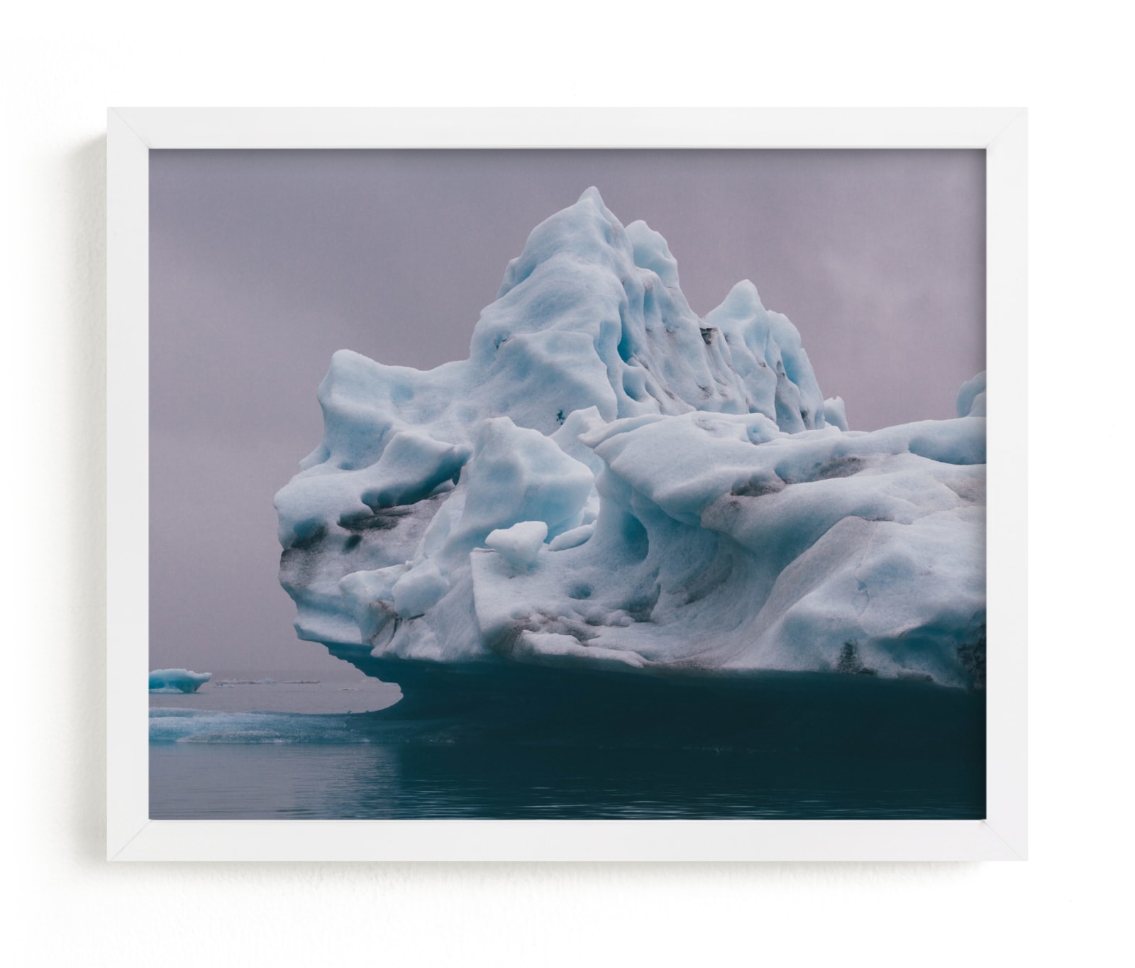 "Jökulsárlón" - Limited Edition Art Print by Kaitlin Rebesco in beautiful frame options and a variety of sizes.