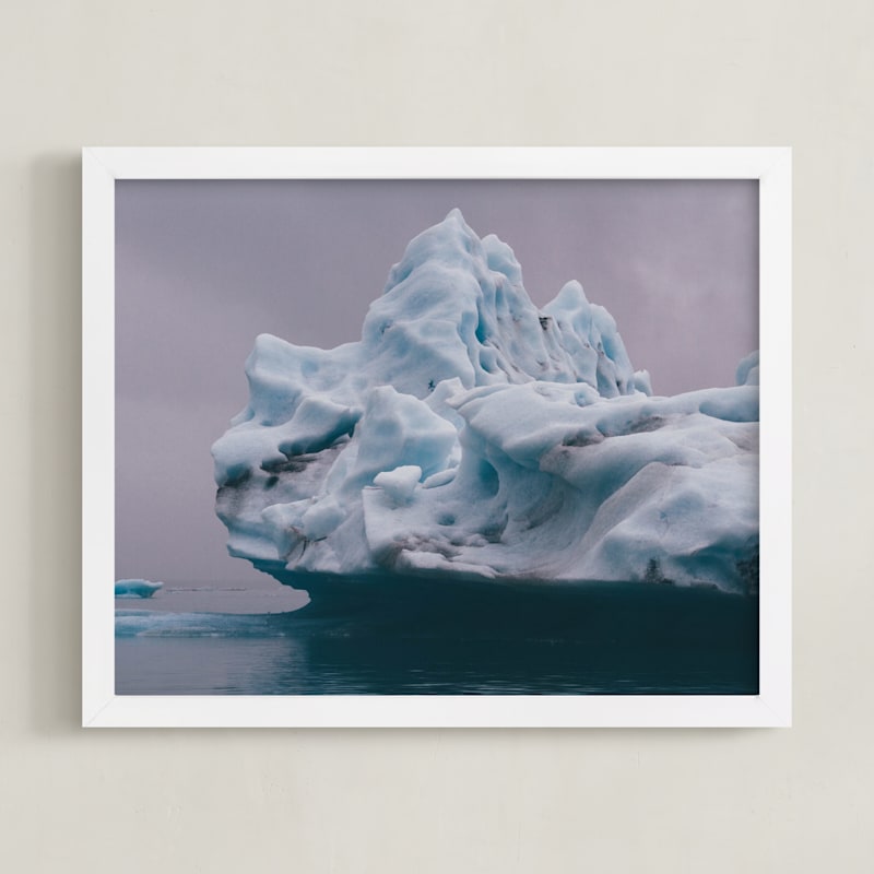 "Jökulsárlón" - Limited Edition Art Print by Kaitlin Rebesco in beautiful frame options and a variety of sizes.