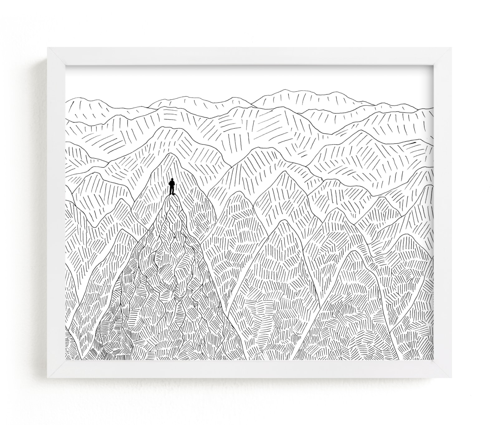"Summit" - Limited Edition Art Print by Helen H Wu in beautiful frame options and a variety of sizes.
