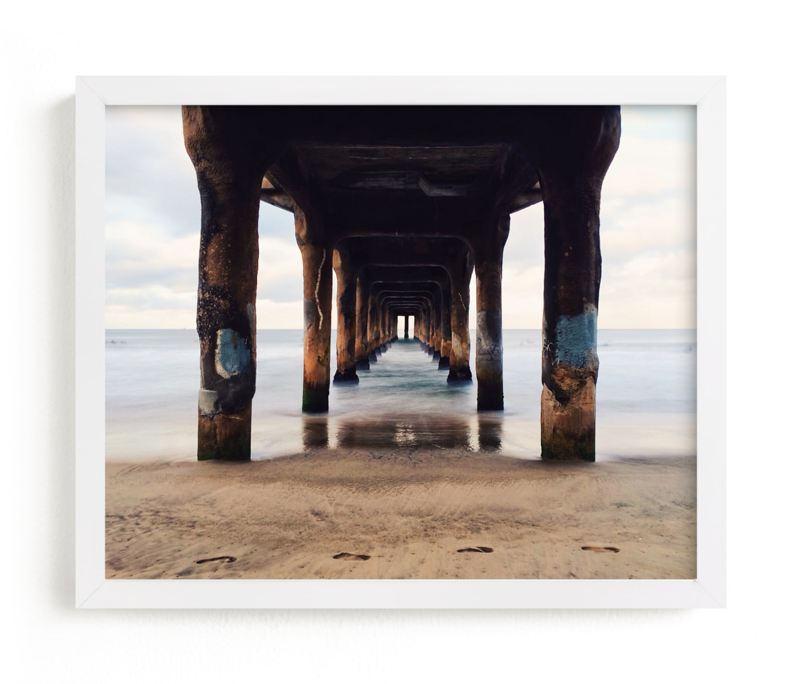 "Shoot the Pier" - Limited Edition Art Print by Christian Florin in beautiful frame options and a variety of sizes.