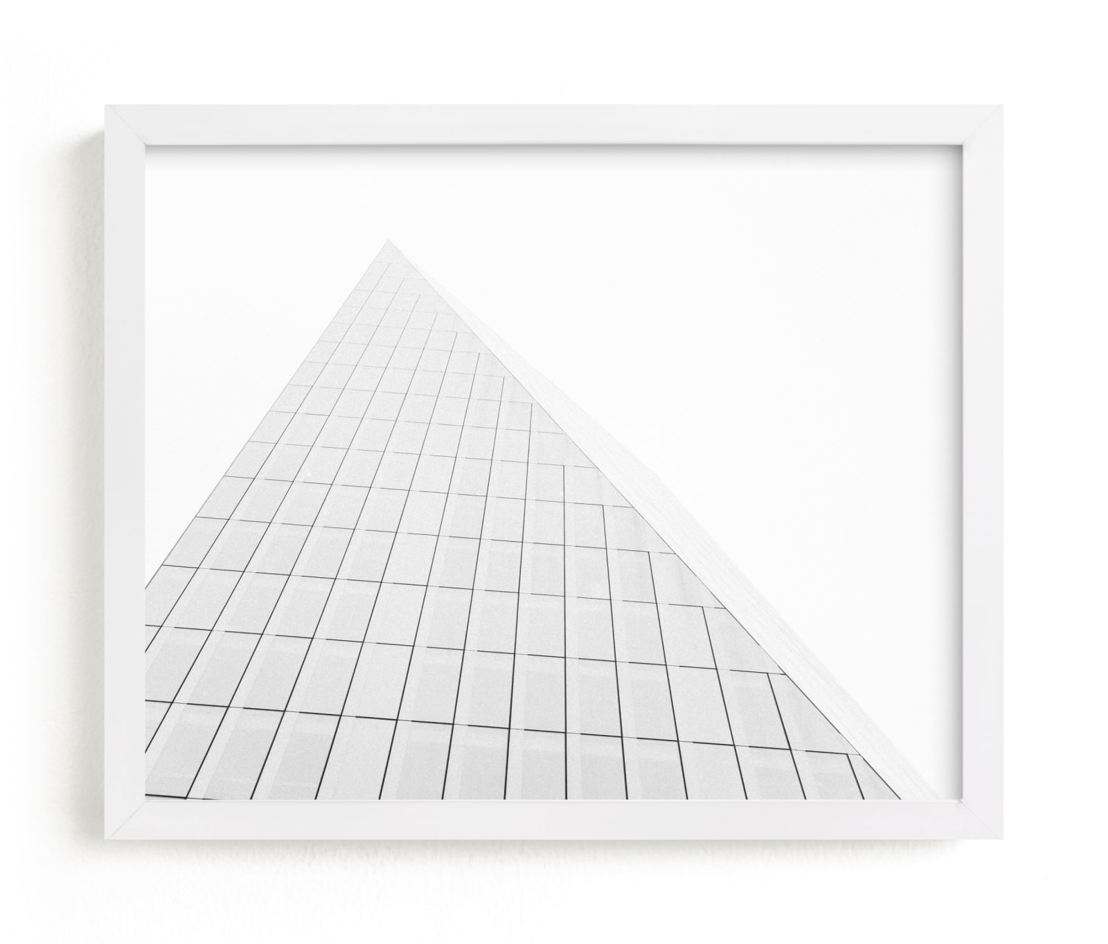 "Pyramid Building" - Limited Edition Art Print by Anna Western in beautiful frame options and a variety of sizes.