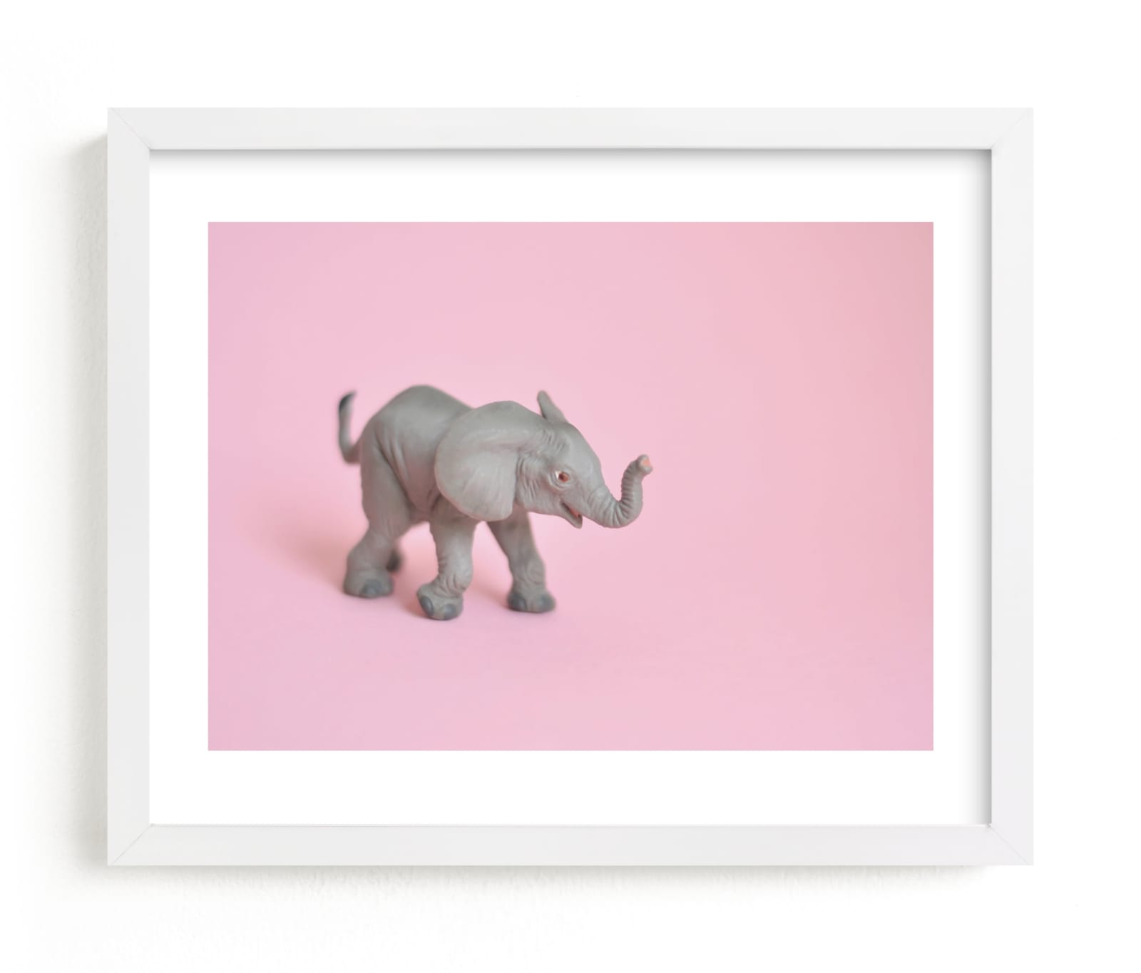 "Toy Elephant" - Limited Edition Art Print by Kinga Subject in beautiful frame options and a variety of sizes.