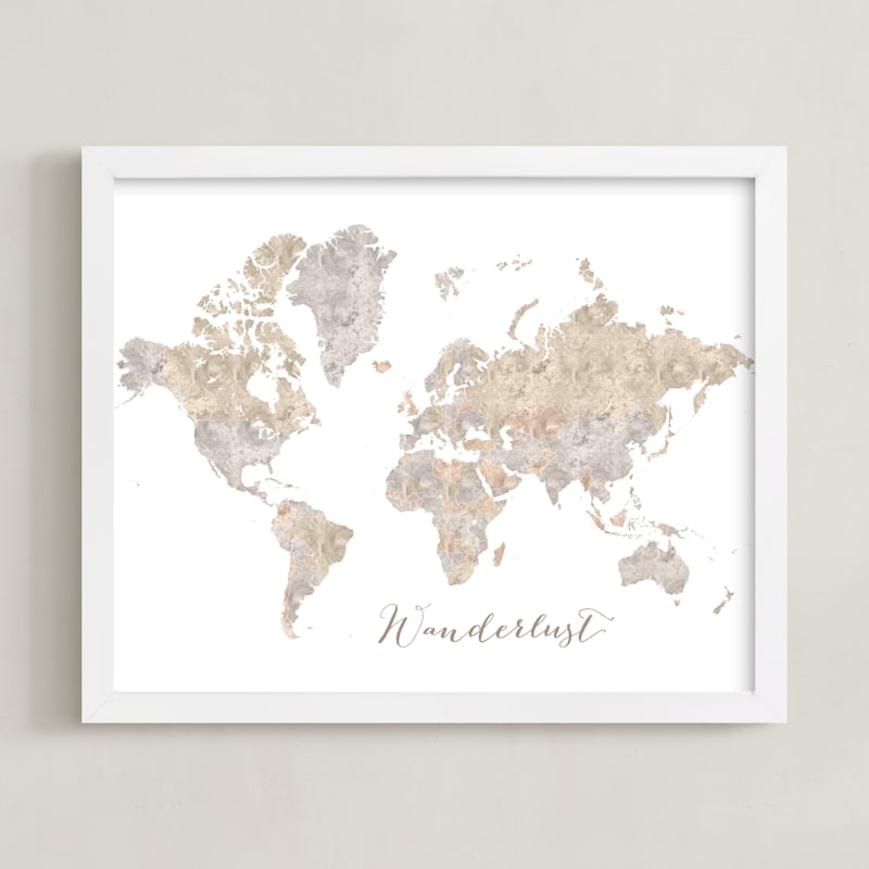 Taupe wanderlust fine canvas outlet