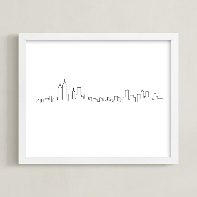 "New York" - Art Print by Erin Deegan in beautiful frame options and a variety of sizes.