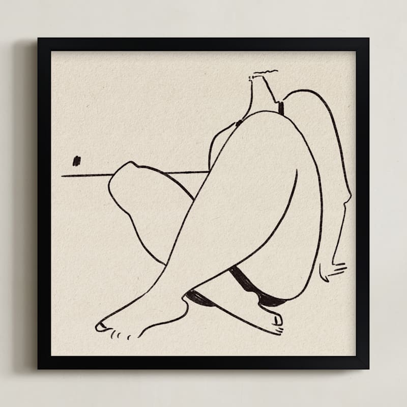 "Beach Bum" - Limited Edition Art Print by Katie Spak in beautiful frame options and a variety of sizes.