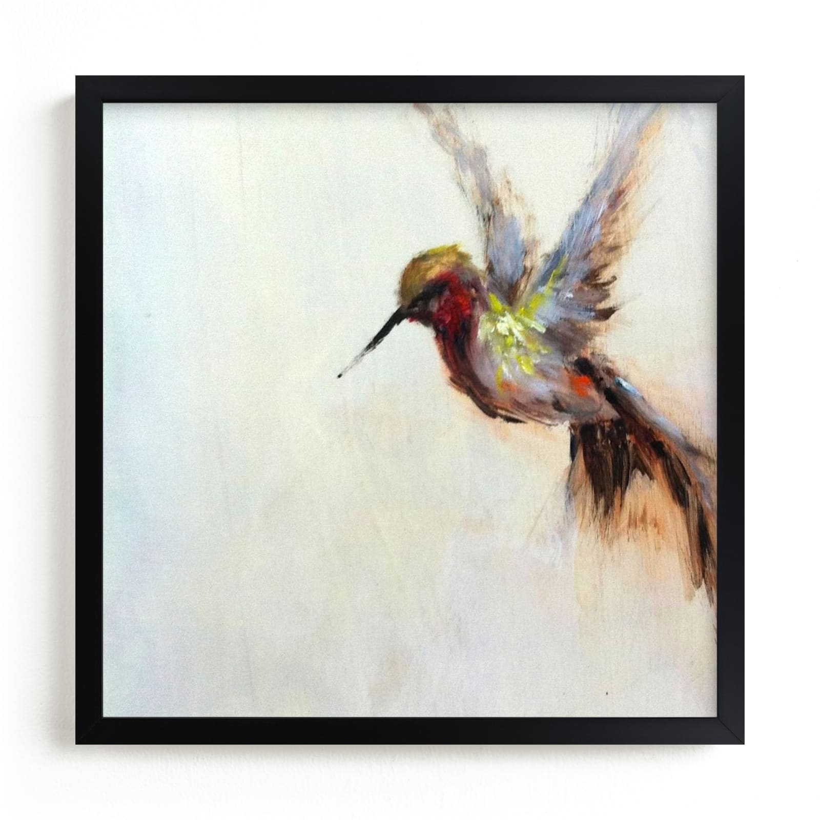 "The Humbly Hummingbird " - Limited Edition Art Print by Amanda Faubus in beautiful frame options and a variety of sizes.