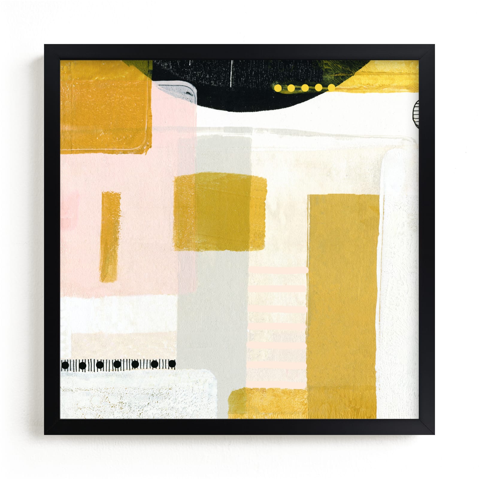 "Sunny and dots III" - Open Edition Fine Art Print by Jaqui Falkenheim in beautiful frame options and a variety of sizes.