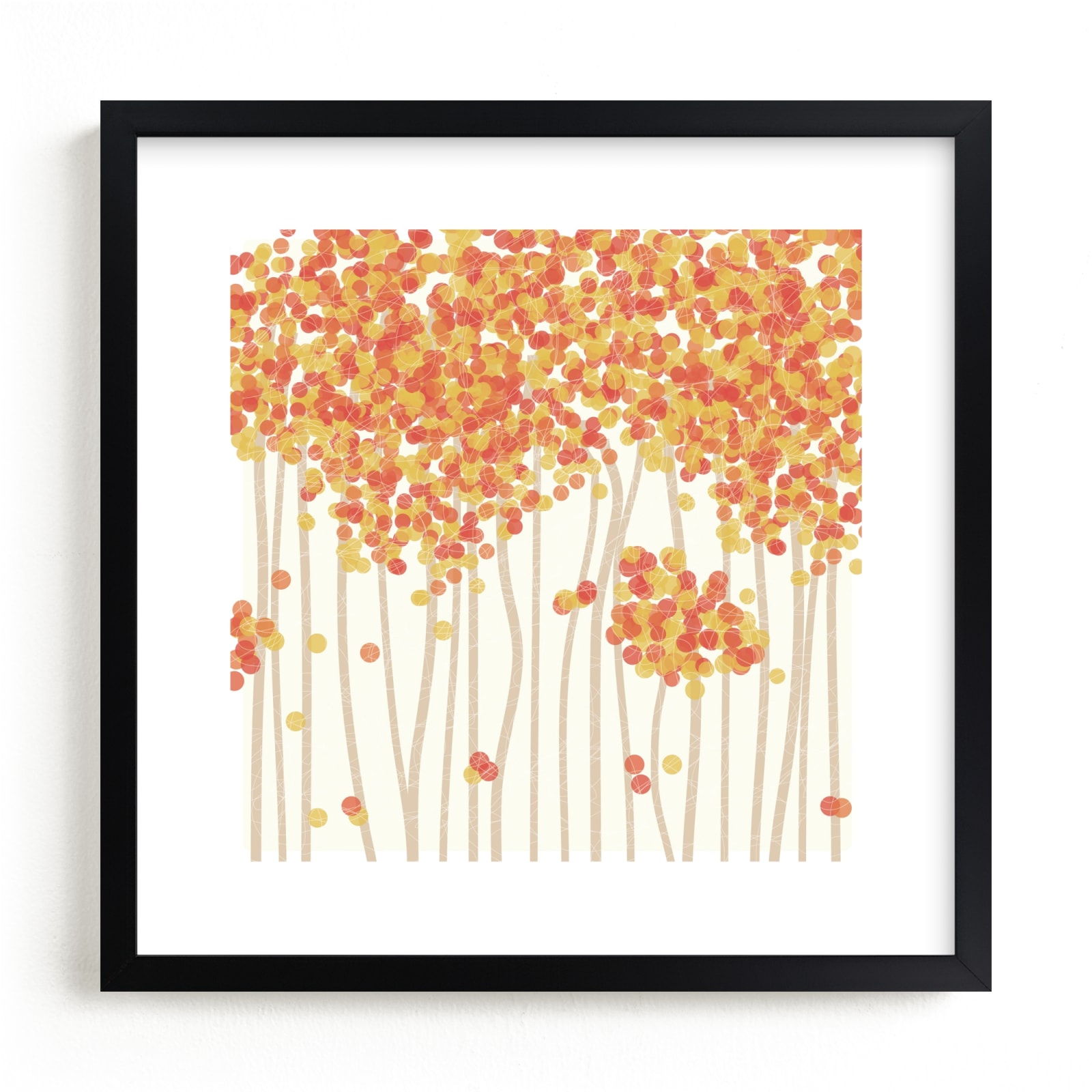 "Nature's Confetti" - Limited Edition Art Print by Inkblot Paper in beautiful frame options and a variety of sizes.