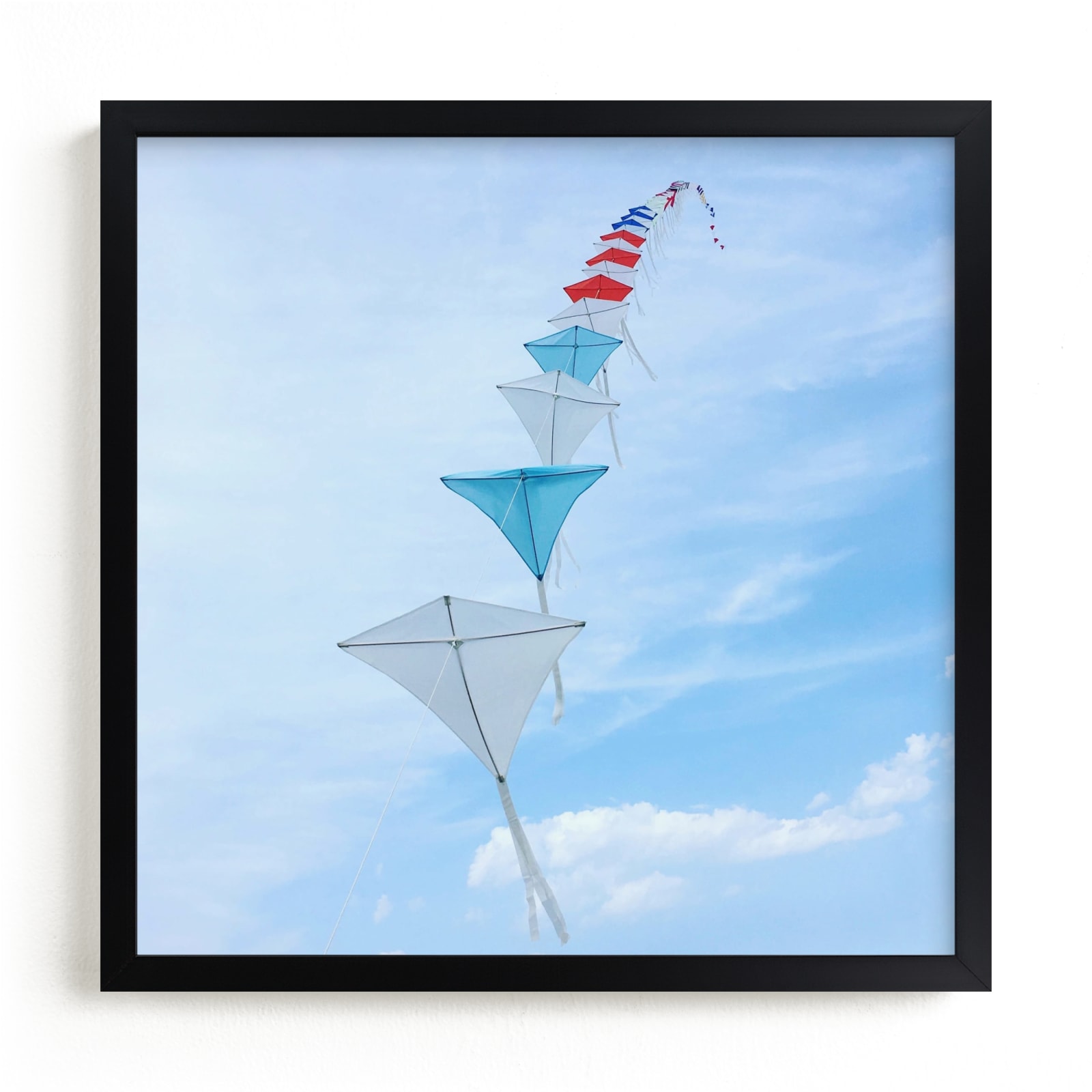"Fly A Kite 3" - Art Print by Jan Kessel in beautiful frame options and a variety of sizes.