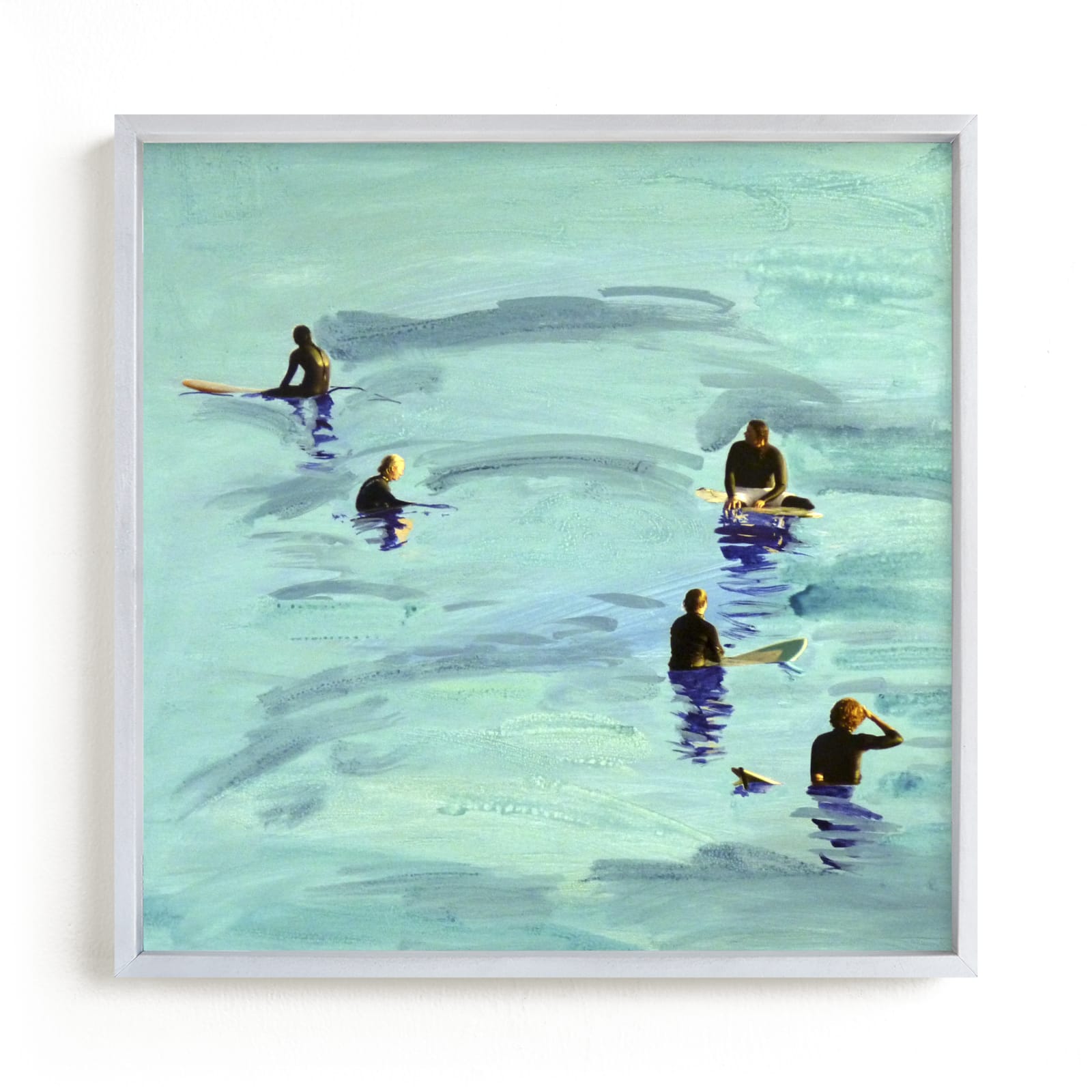 "Waiting, Malibu 2012" - Limited Edition Art Print by Annie Seaton in beautiful frame options and a variety of sizes.