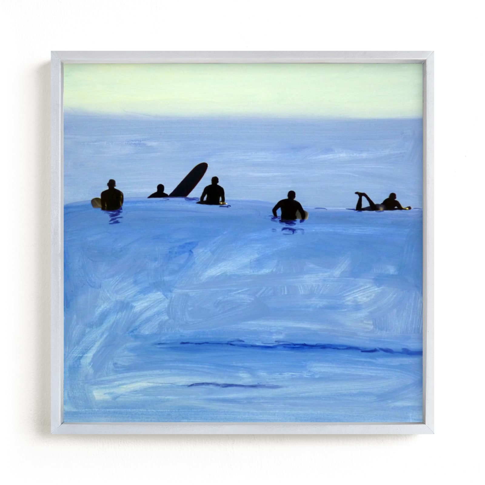 "Waiting For Swell, 2010" - Limited Edition Art Print by Annie Seaton in beautiful frame options and a variety of sizes.