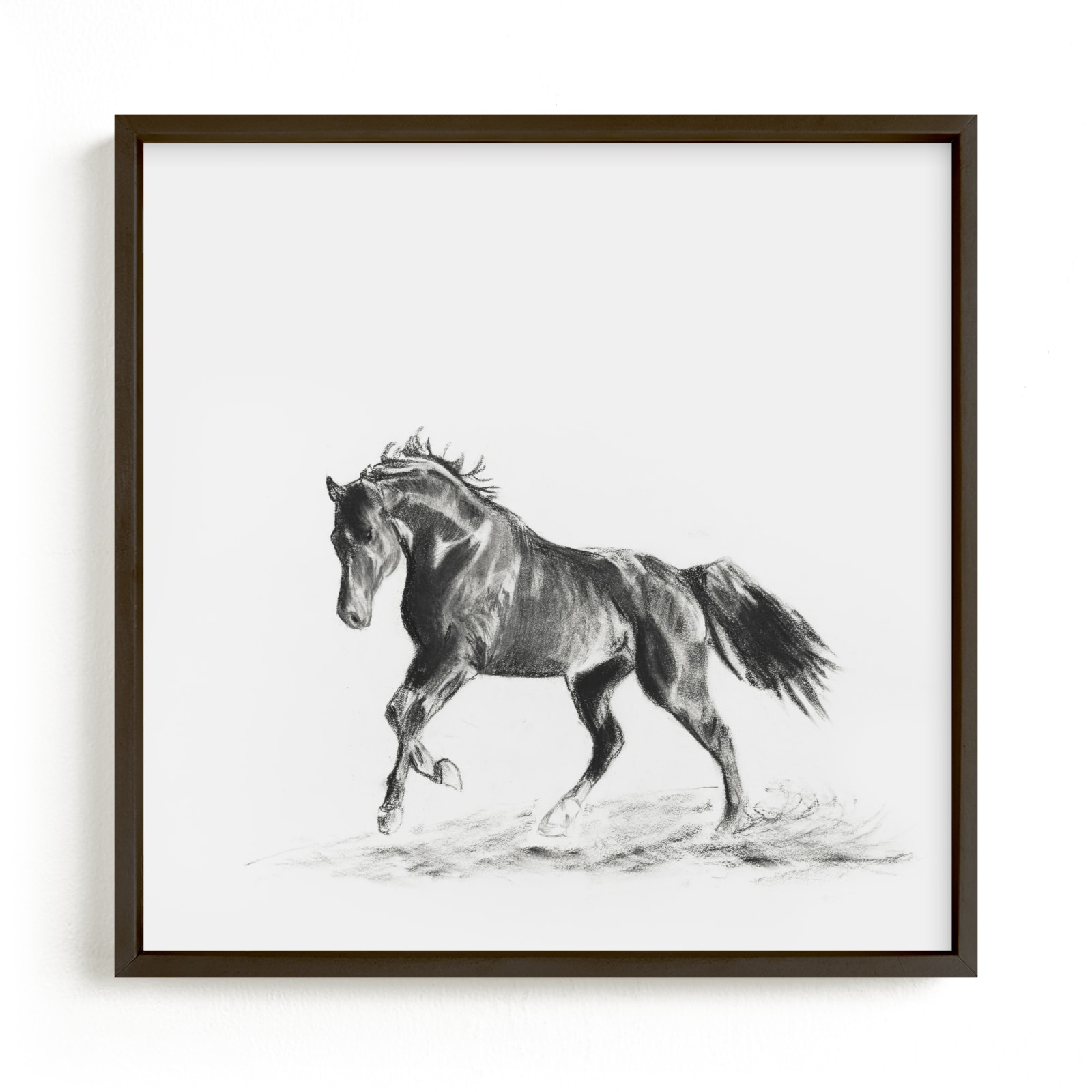 "Horse Study 2" - Art Print by Ramnik Velji in beautiful frame options and a variety of sizes.