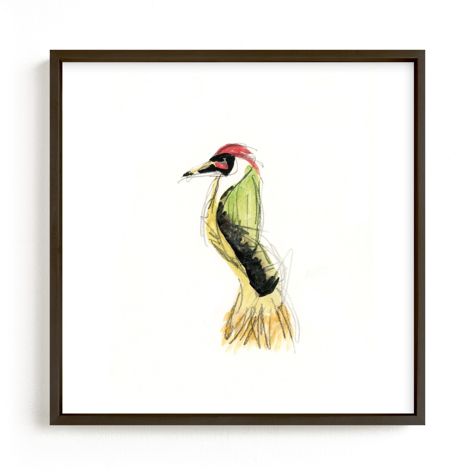 ""Wild Thing" Bird" - Art Print by Mande Calhoun in beautiful frame options and a variety of sizes.