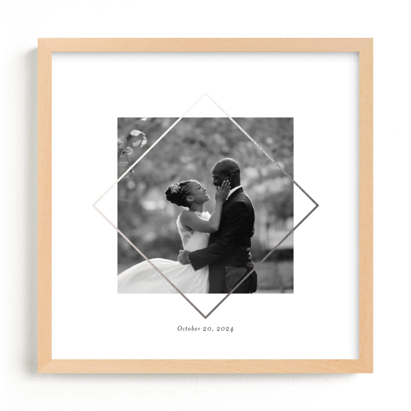 "Love Frame" - Foil-pressed Photo Art by Snow and Ivy in beautiful frame options and a variety of sizes.