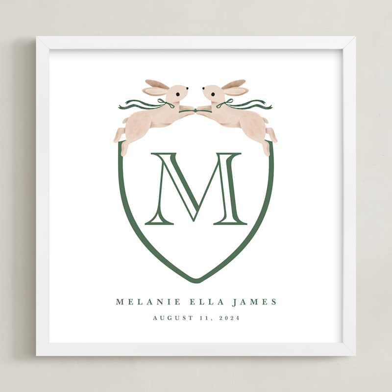 MIN-Y3Q-DDA - Bunny Crest: Custom Print