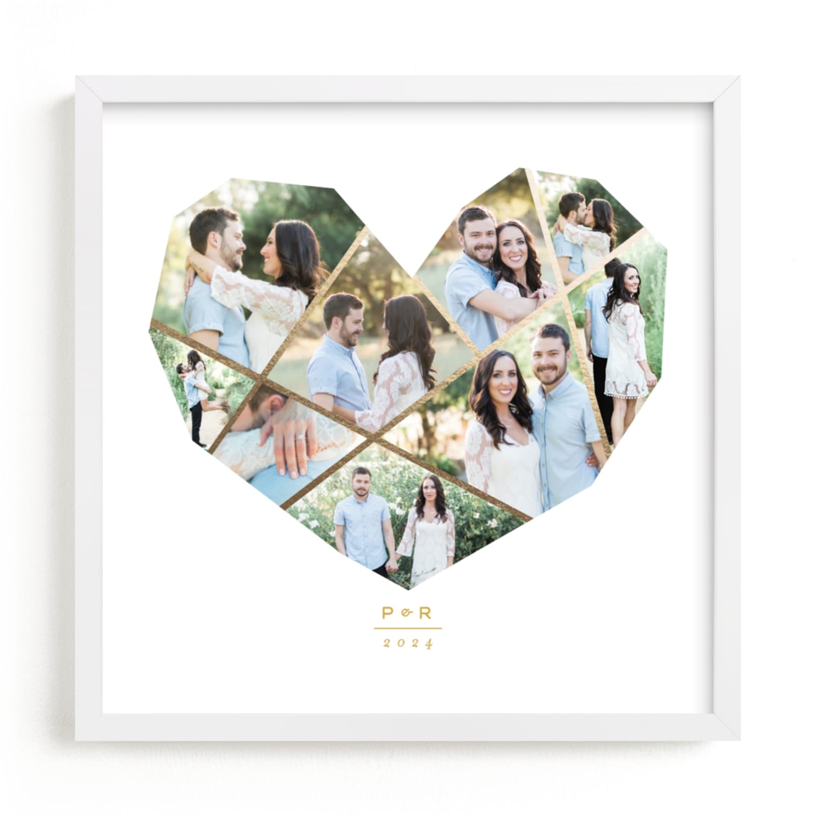 This is a gold foil stamped photo art by fatfatin called Complete Love Foil.