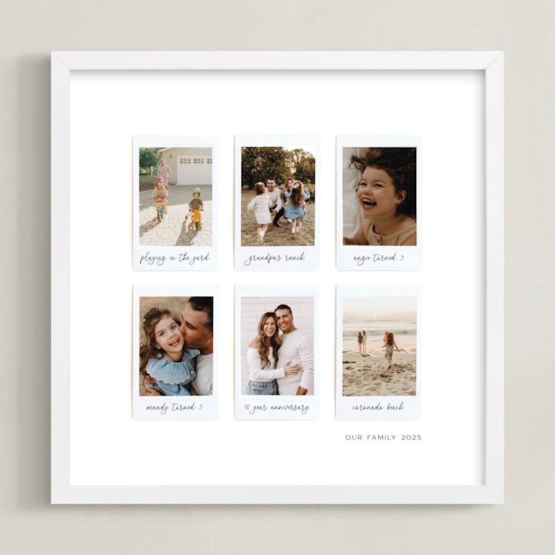 MIN-320-GCP - Six Photo: Square Framed Photo