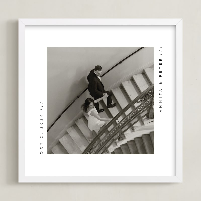 Contemporary Typo: Square Framed Photo by Lucrecia Caporale
