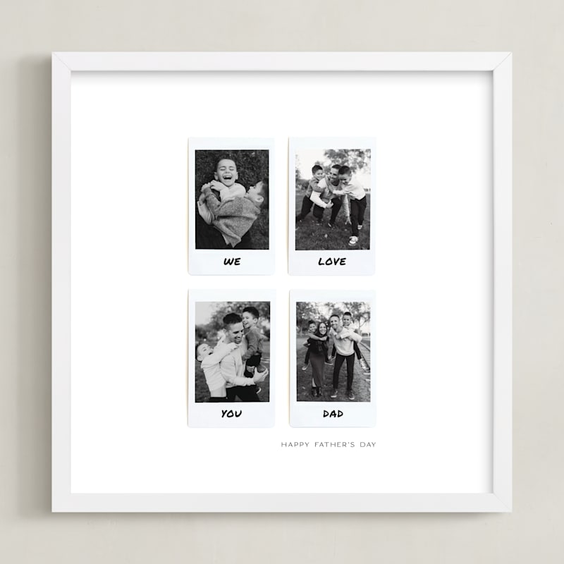 MIN-G6D-GCP - Four Photo: Square Framed Photo