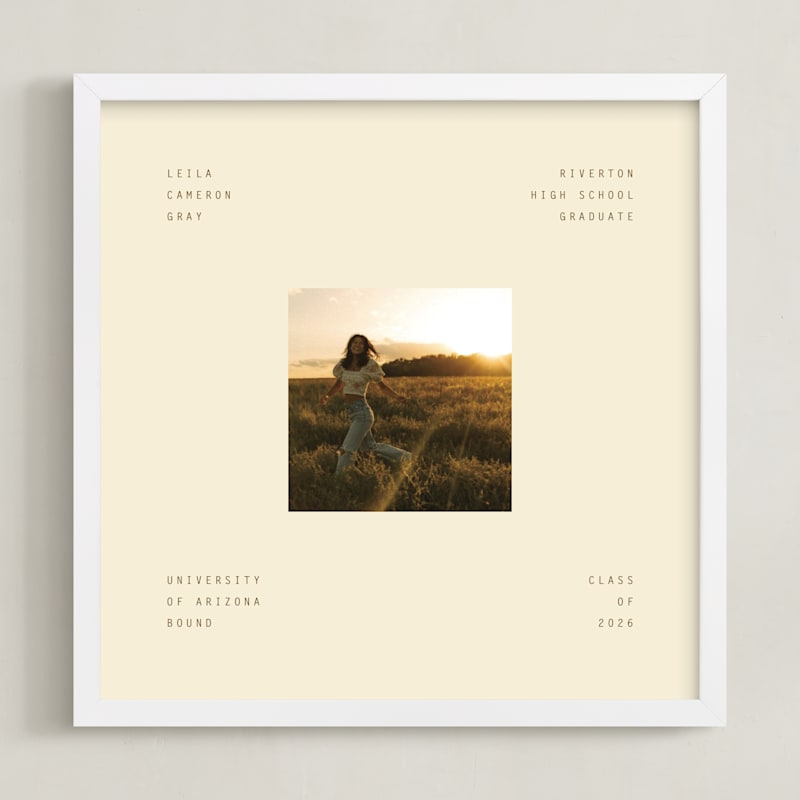 Modern Square: Square Framed Photo