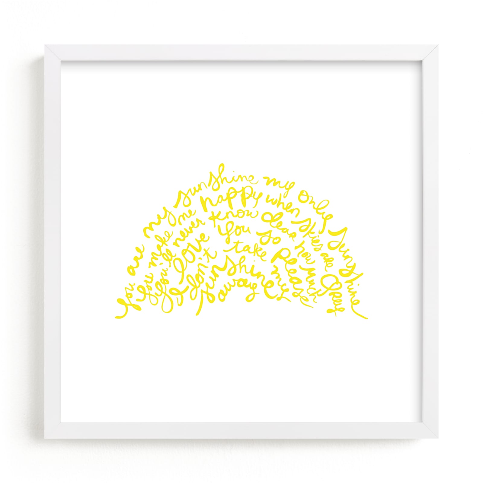 "You Are My Rising Sunshine" - Limited Edition Art Print by Dean Street in beautiful frame options and a variety of sizes.