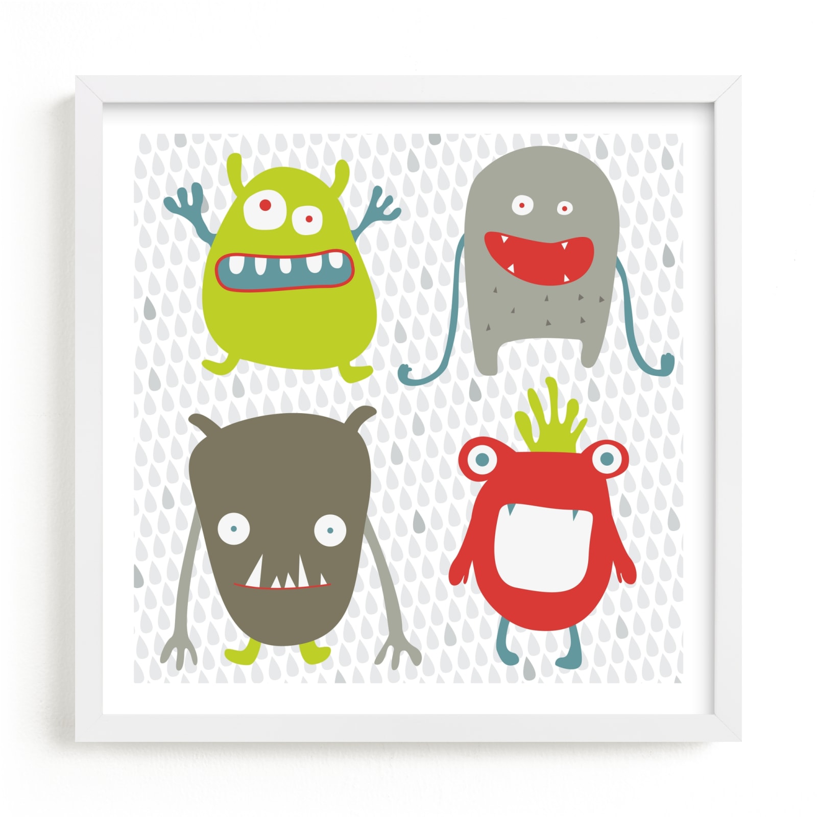 "Monster Mash" - Limited Edition Art Print by Sharon Rowan in beautiful frame options and a variety of sizes.