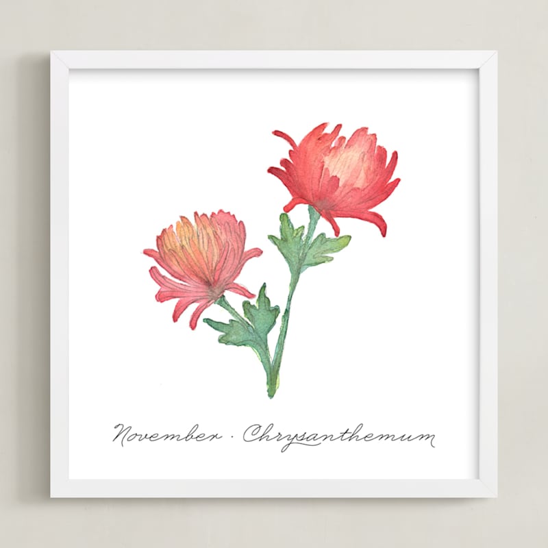 November Chrysanthemum by Liz Conley