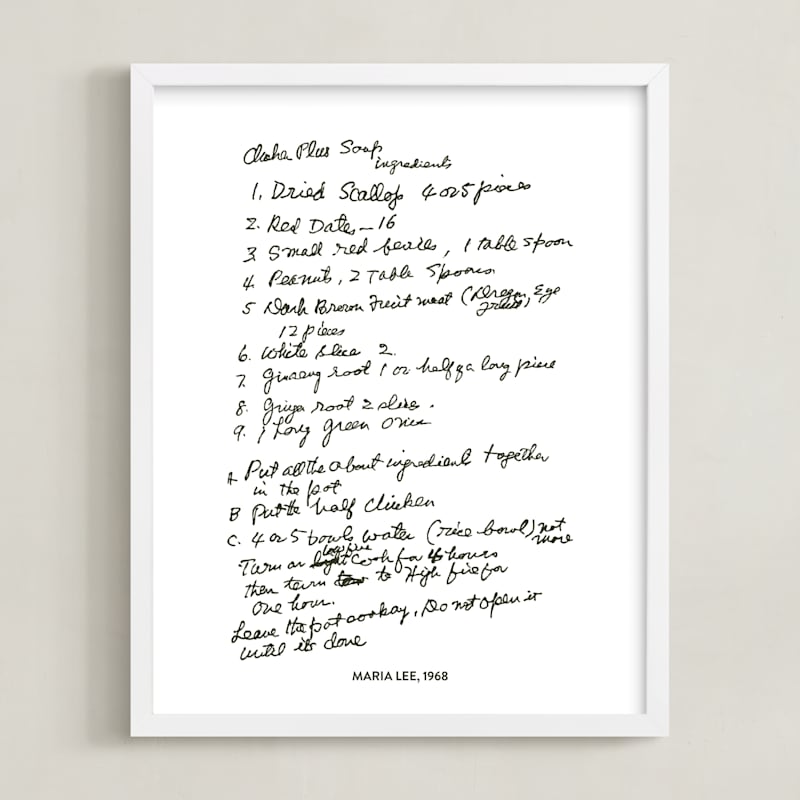 Your Text: Custom Print by Minted