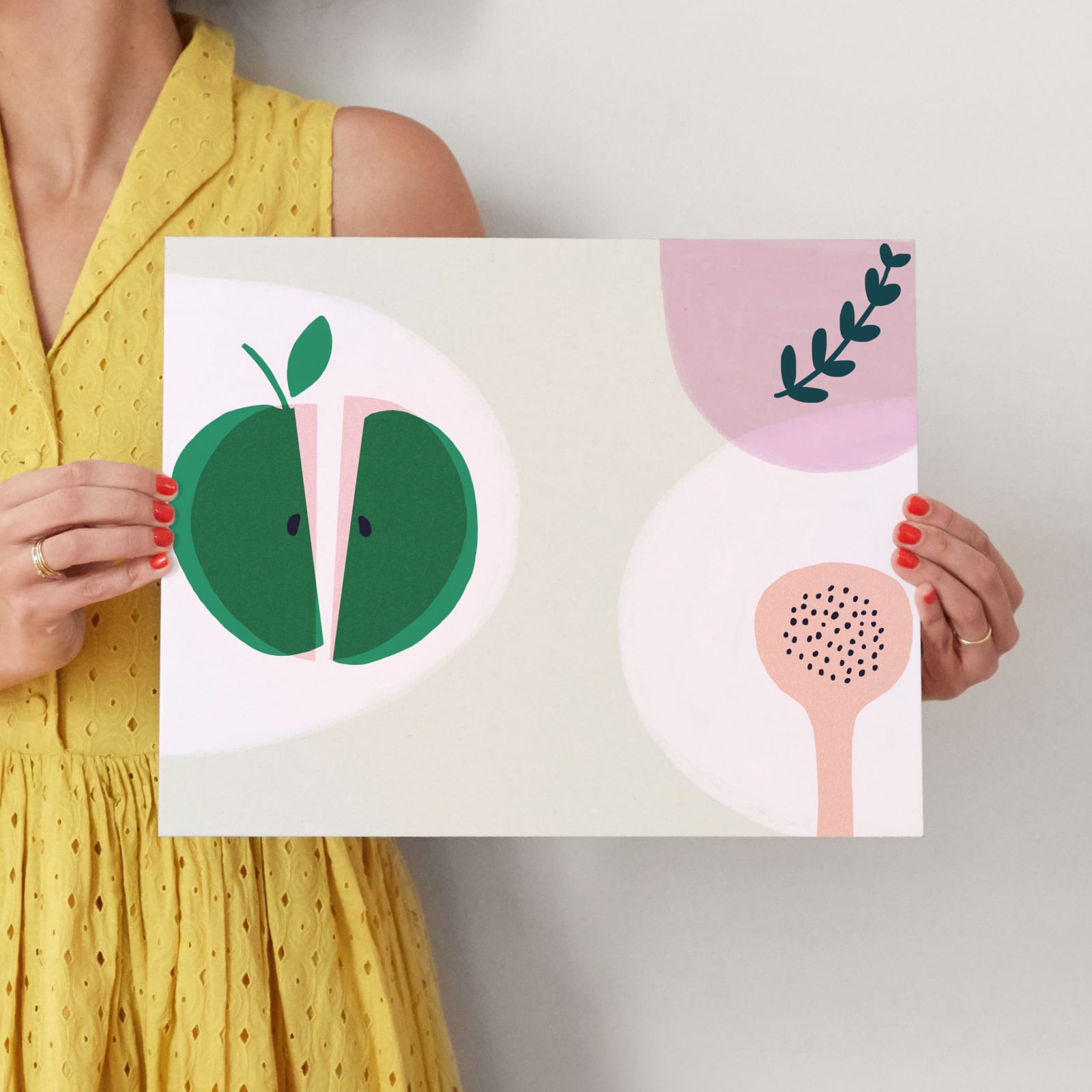 Green Apple Wall Art Prints by Francesca Iannaccone Minted