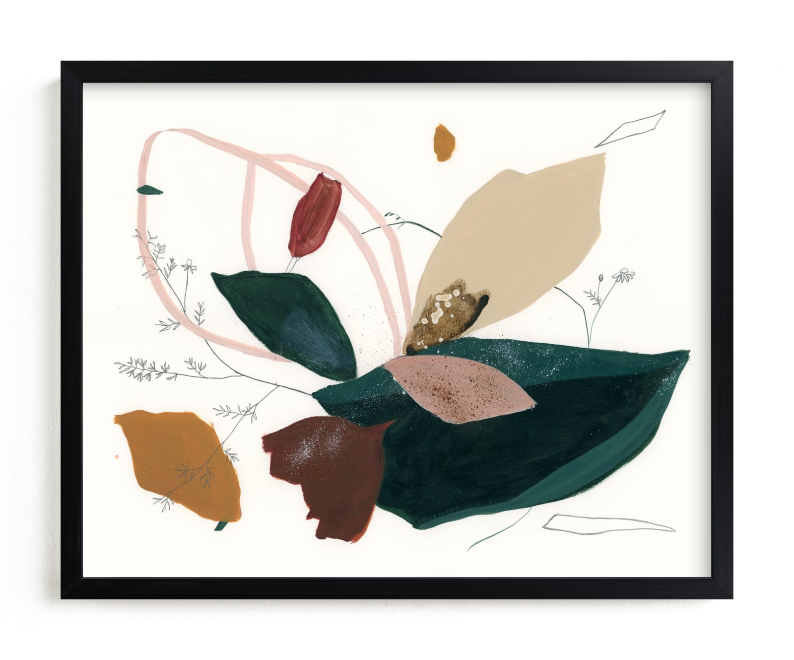 "I Wandered in the Forest" - Limited Edition Art Print by Sarah McInroe in beautiful frame options and a variety of sizes.