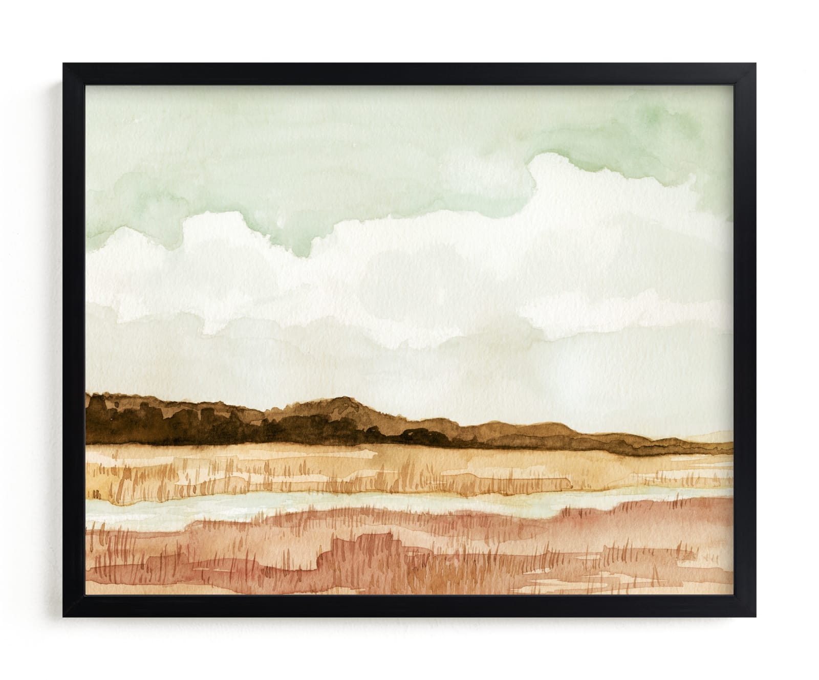 "Wetland" - Limited Edition Art Print by Field and Sky in beautiful frame options and a variety of sizes.