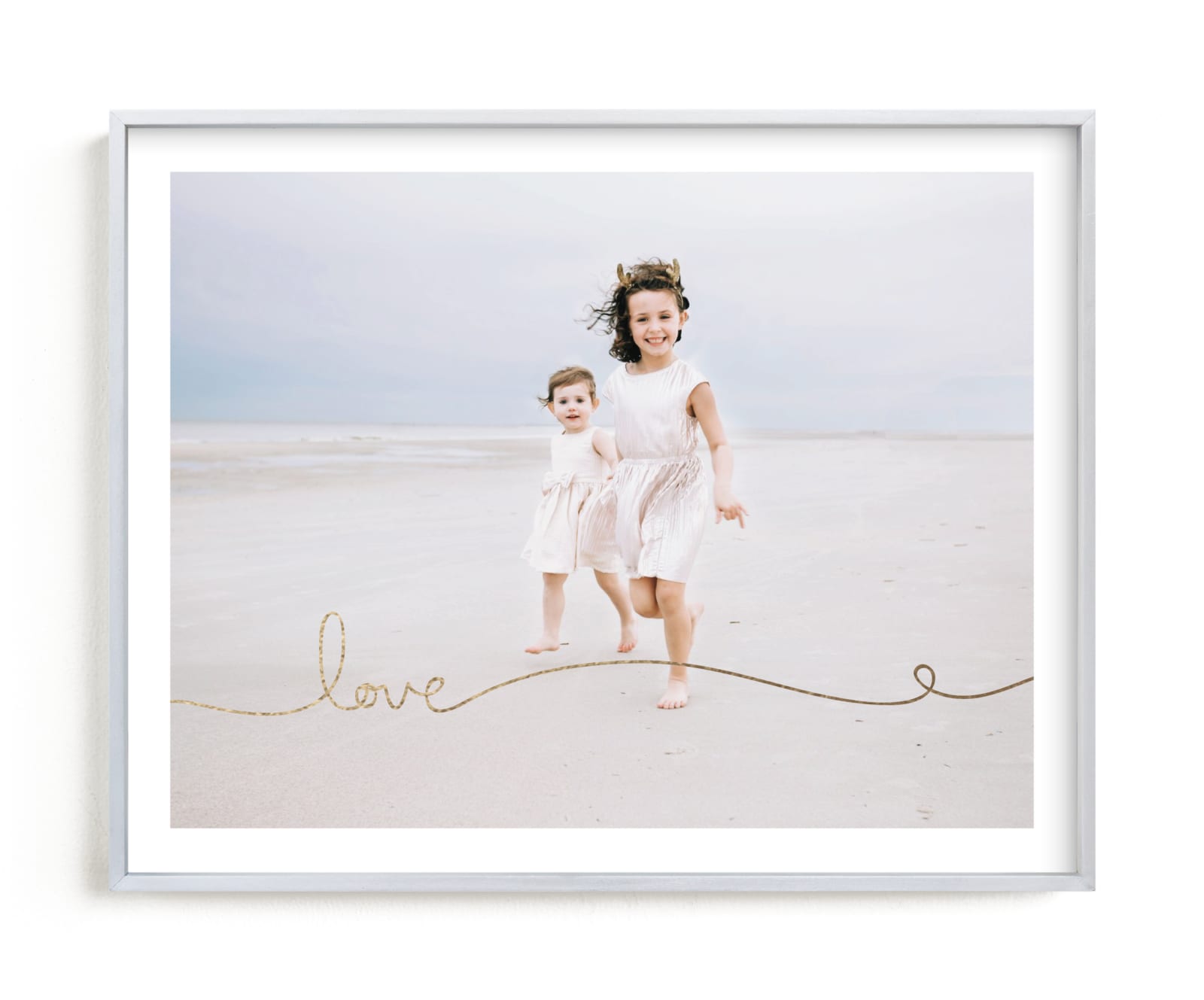 "Love Line" - Foil-pressed Photo Art by Kelly Ventura in beautiful frame options and a variety of sizes.