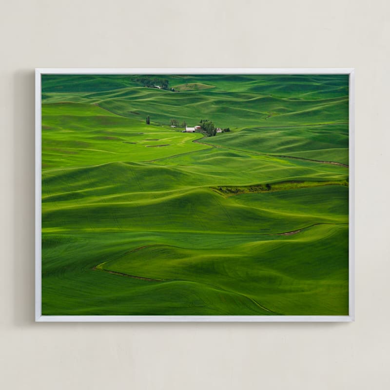 "Waves of Palouse" by Abby Ehntholt in beautiful frame options and a variety of sizes.