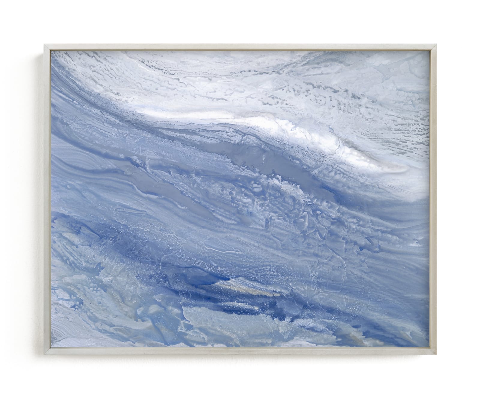 "blue dalliance" - Art Print by Teodora Guererra in beautiful frame options and a variety of sizes.