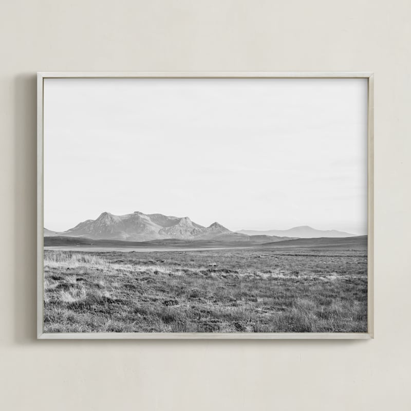 "highland prairie VI mono" by Kamala Nahas in beautiful frame options and a variety of sizes.