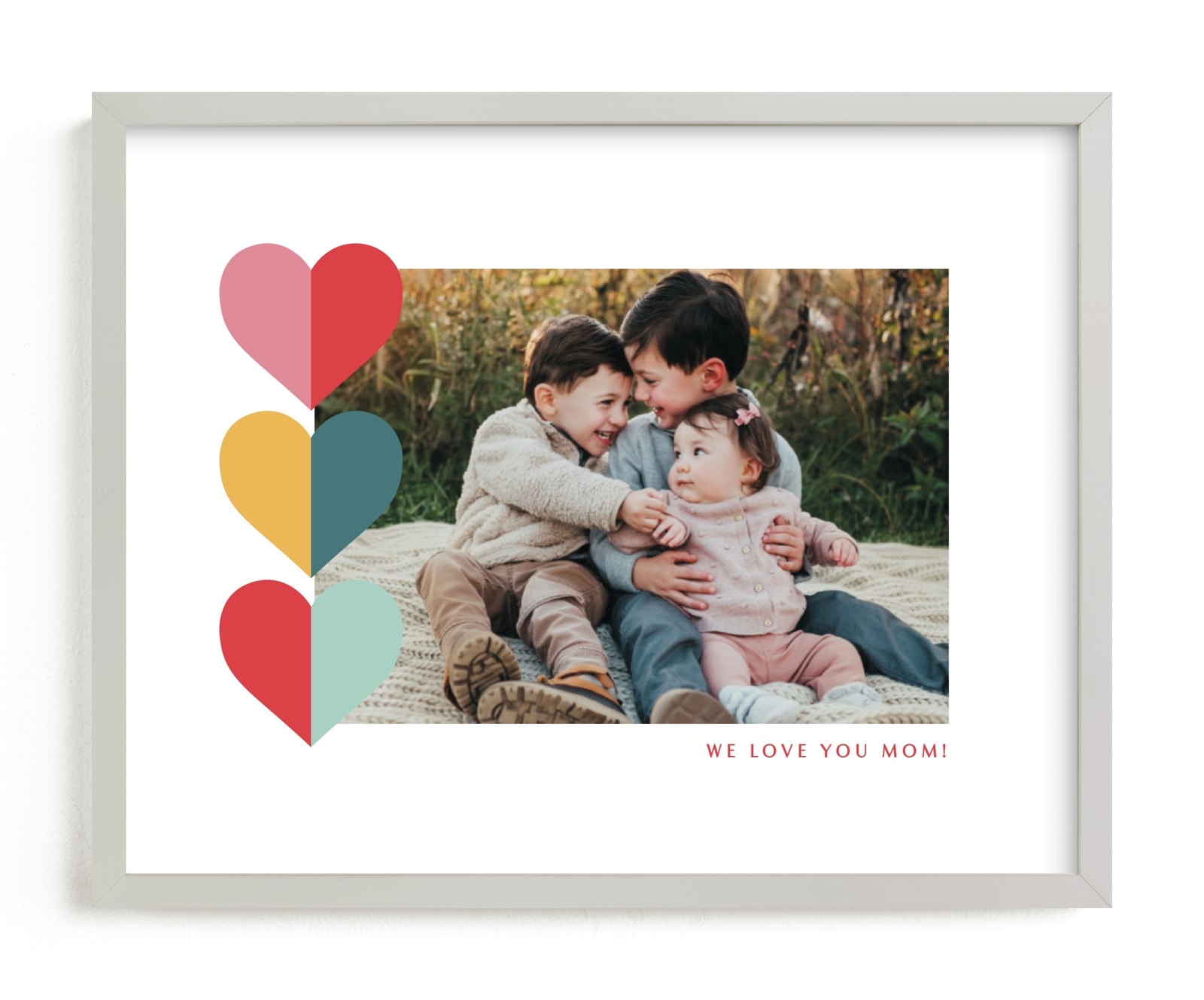"hearts trio" - Custom Photo Art by Leah Ragain in beautiful frame options and a variety of sizes.