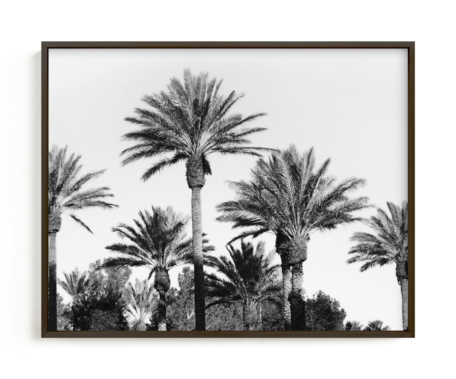 "Laid Back Palms" - Art Print by Janelle Wourms in beautiful frame options and a variety of sizes.
