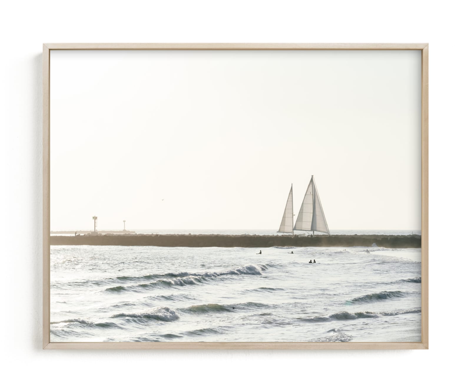 "Mariner's Return" - Art Print by Kamala Nahas in beautiful frame options and a variety of sizes.