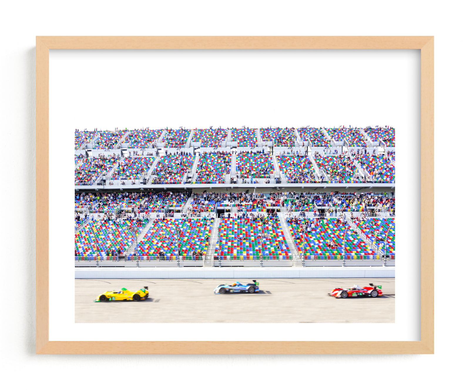 "Primary Colors Go Zoom Zoom!" - Limited Edition Art Print by Molly Goodman in beautiful frame options and a variety of sizes.