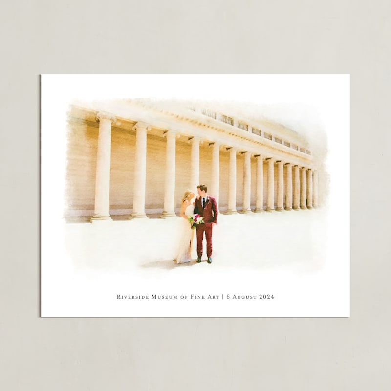 "Your Venue: Custom Print" - Custom Print in White by Minted - Unframed