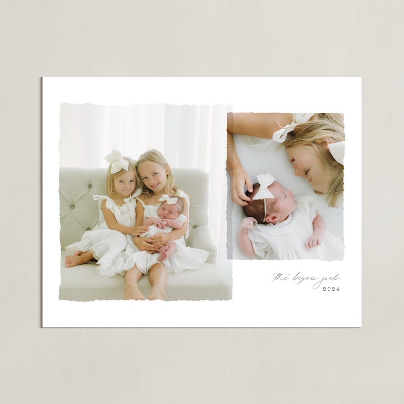 "Torn Two Photo: Landscape Framed Photo " - Framed Photo in White by Brianne Larsen - Unframed