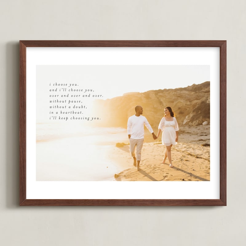 Minimalist Quote Keepsake