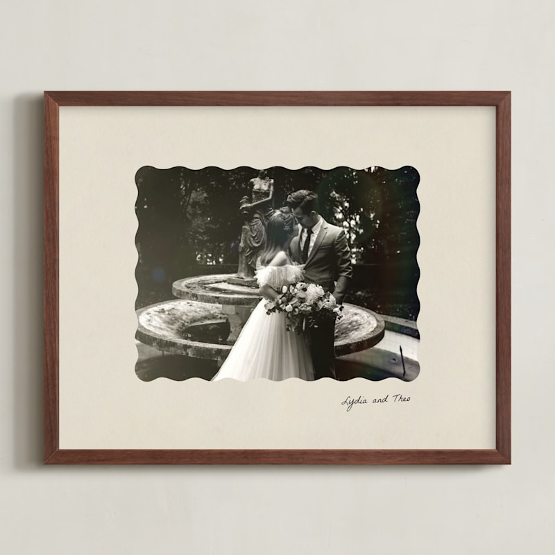 Vintage Scallop: Landscape Custom Photo Art by Sara Hicks Malone