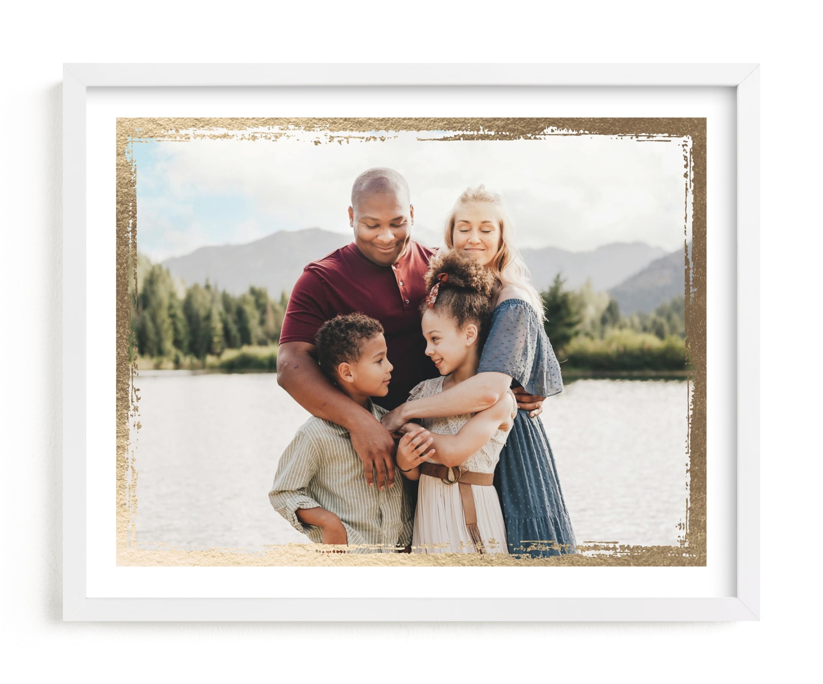 "Rustic Frame" - Foil-pressed Photo Art by cambria in beautiful frame options and a variety of sizes.