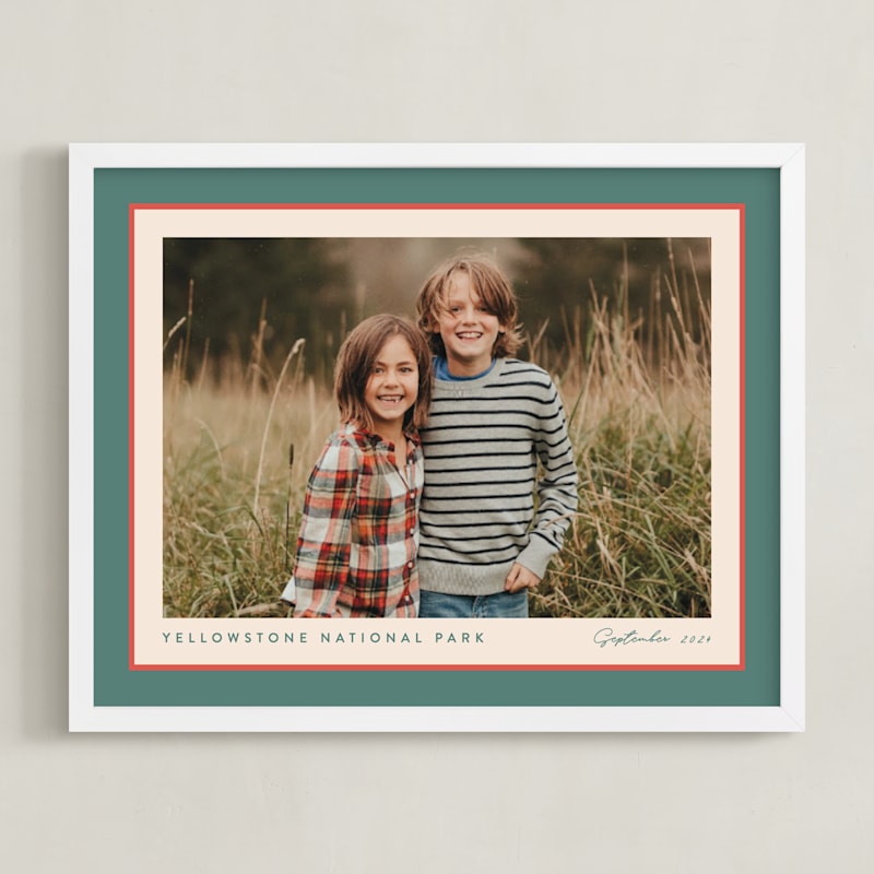 "Ribbon Frame: Landscape Framed Photo" - Custom Photo Art by Carolyn MacLaren in beautiful frame options and a variety of sizes.