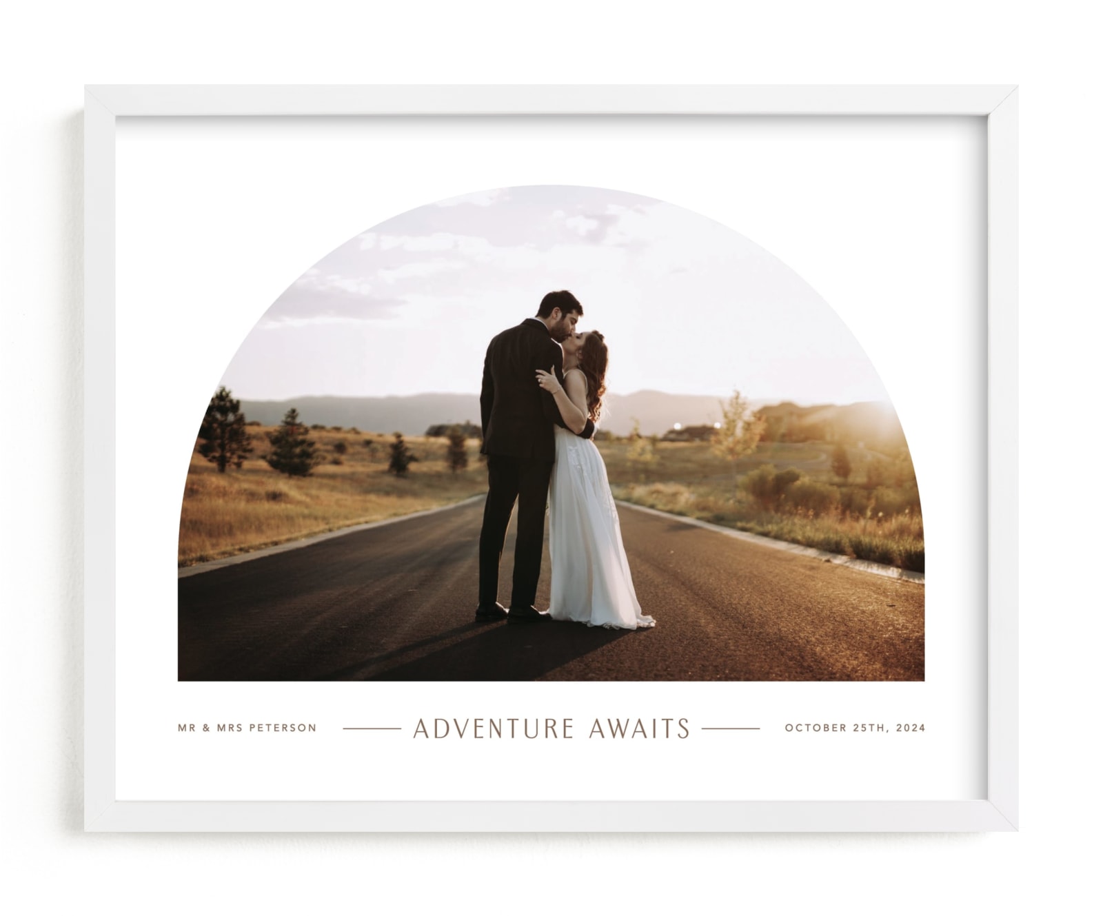 "Adventure Awaits" - Custom Photo Art by Hooray Creative in beautiful frame options and a variety of sizes.