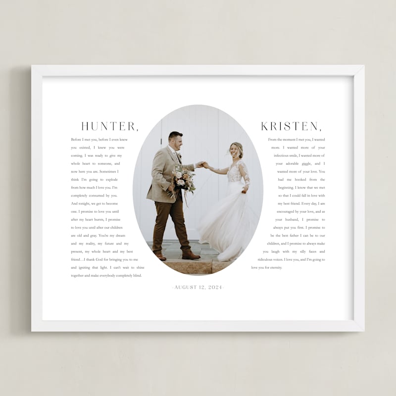 MIN-DFW-GCP - Our Vows: Framed Photo