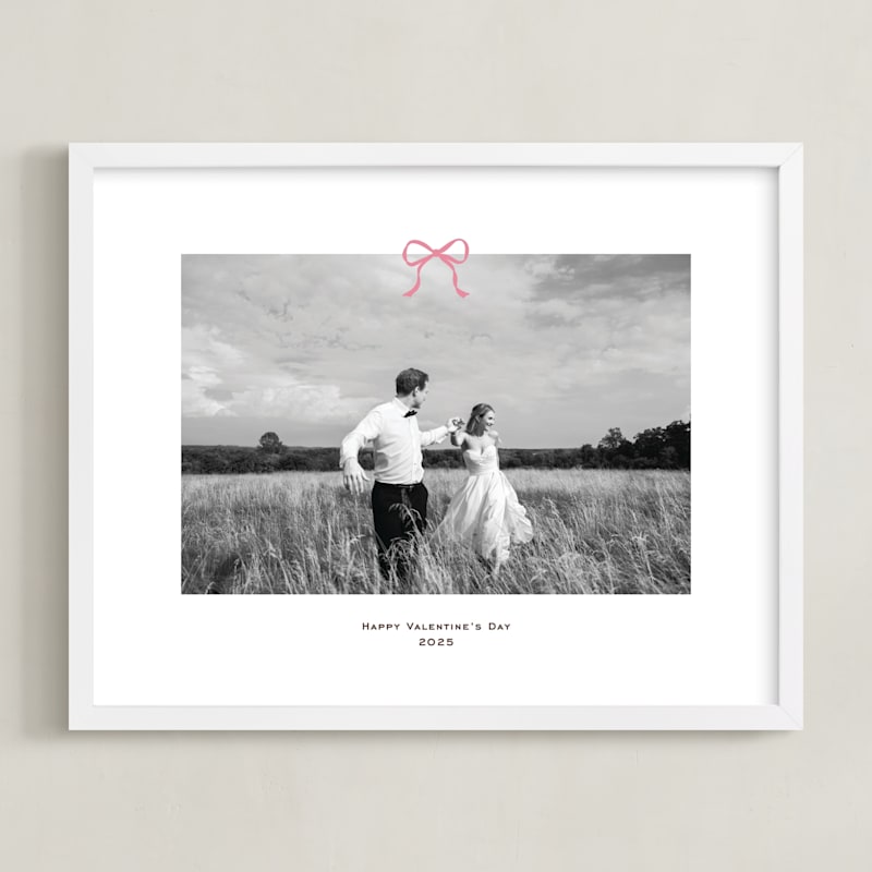 "Small Bow: Landscape Framed Photo" - Custom Photo Art by Annie Shapiro in beautiful frame options and a variety of sizes.