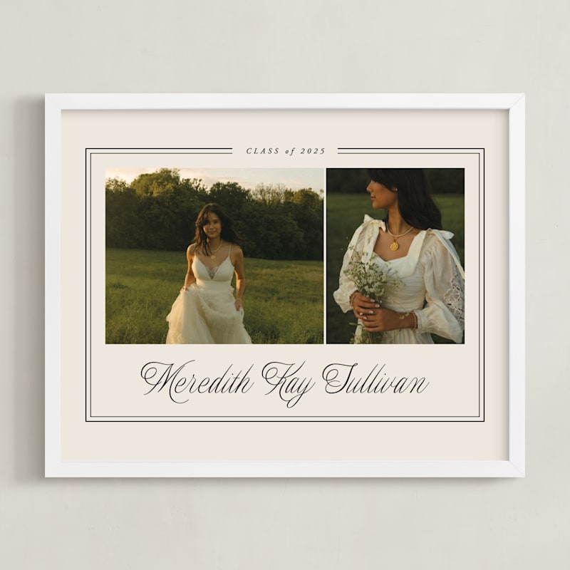 "Timeless Border: Landscape Framed Photo" - Custom Photo Art by Brianne Larsen in beautiful frame options and a variety of sizes.